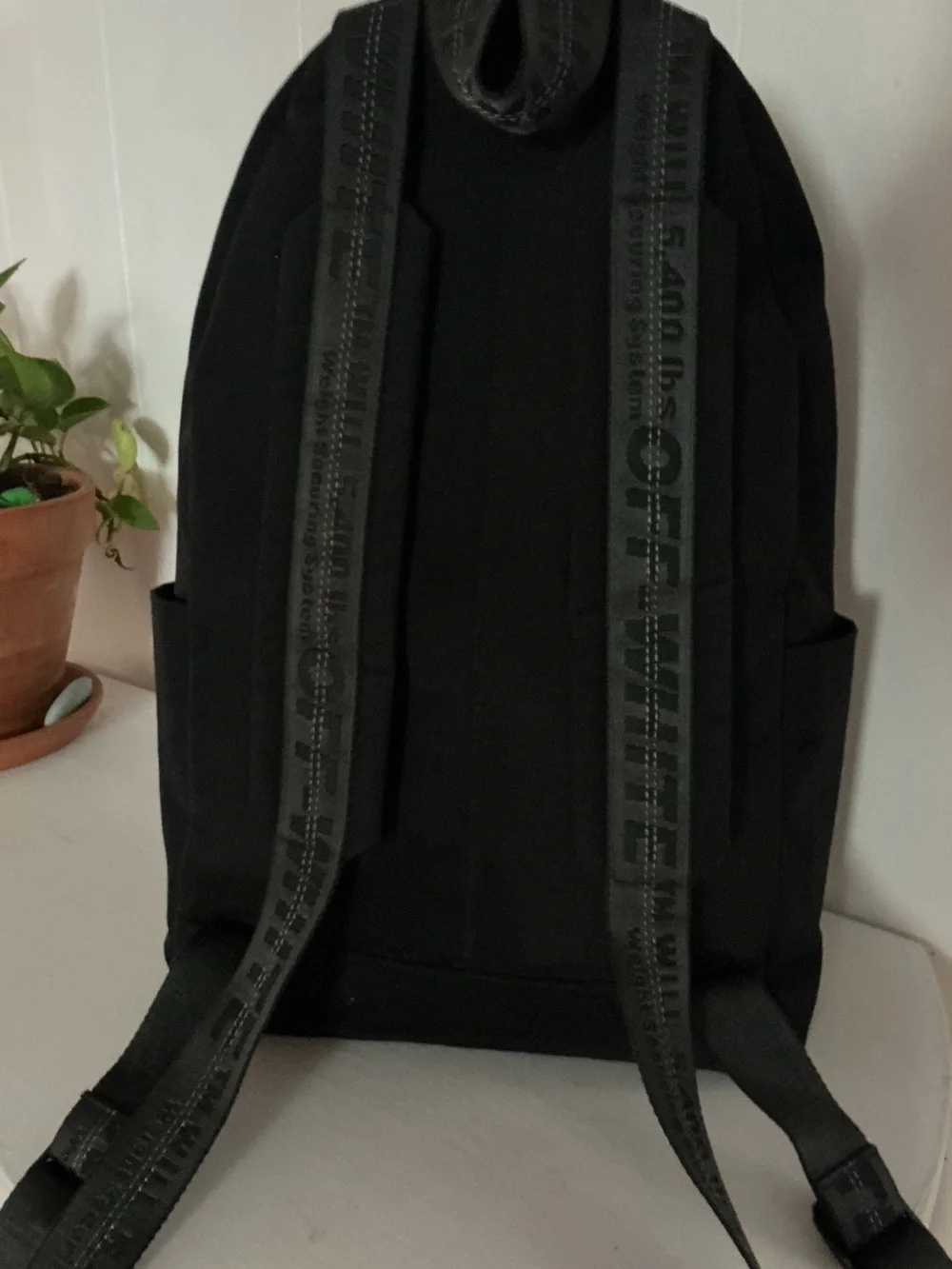 Off White Quote Backpack